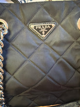 Load image into Gallery viewer, Prada Tessuto Impuntu Chain Shopping Tote
