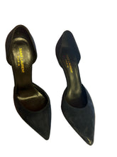Load image into Gallery viewer, YSL Navy Blue Heels
