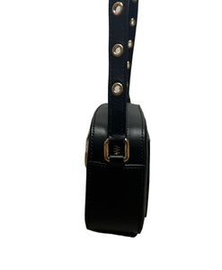 Dolce Gabbana Black Leather Crossbody