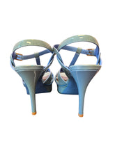 Load image into Gallery viewer, YSL Saint Laurent Tribute Blue Heels
