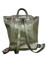 Load image into Gallery viewer, Prada Army Green Leather Backpack
