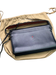 Christian Louboutin Calfskin Loubibuos Paris Bag