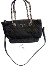 Load image into Gallery viewer, Prada Tessuto Impuntu Chain Shopping Tote
