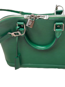 Louis Vuitton Alma PM Epi Leather Green Bag