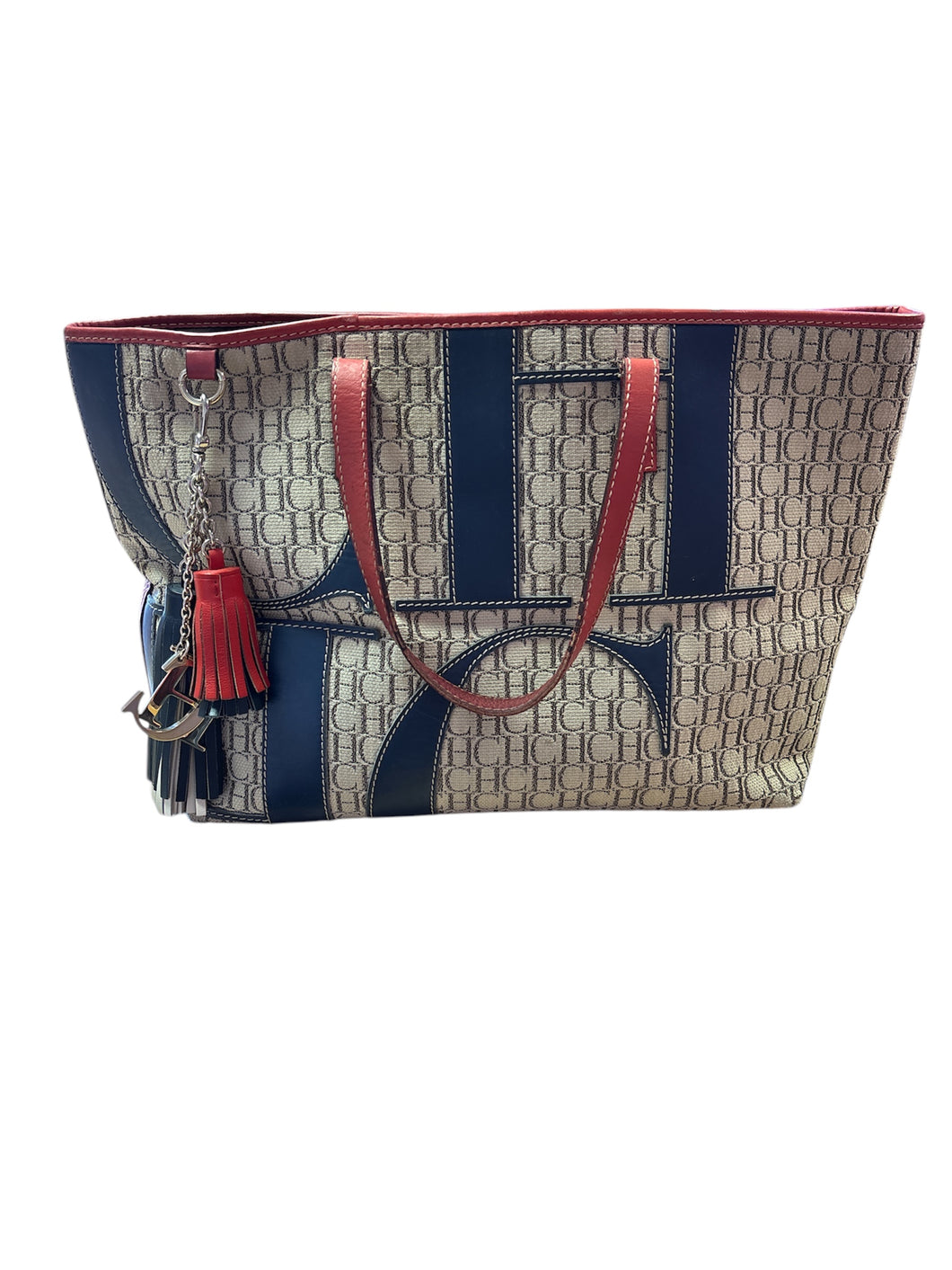 Carolina Herrera Tote Beige/Red