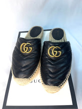 Load image into Gallery viewer, Gucci Gg Black Espadrilles
