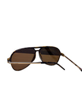 Load image into Gallery viewer, YSL Tortoise Pilot Sunglasses
