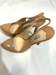 PRADA NUDE PLATFORM HEELS