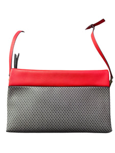 Carolina Herrera Tricolor Monogram Crossbody with Dustbag