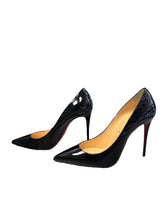 Load image into Gallery viewer, Christian Louboutin Black Kate Pump 100
