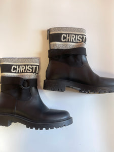 Christian Dior D-Major Leather boots