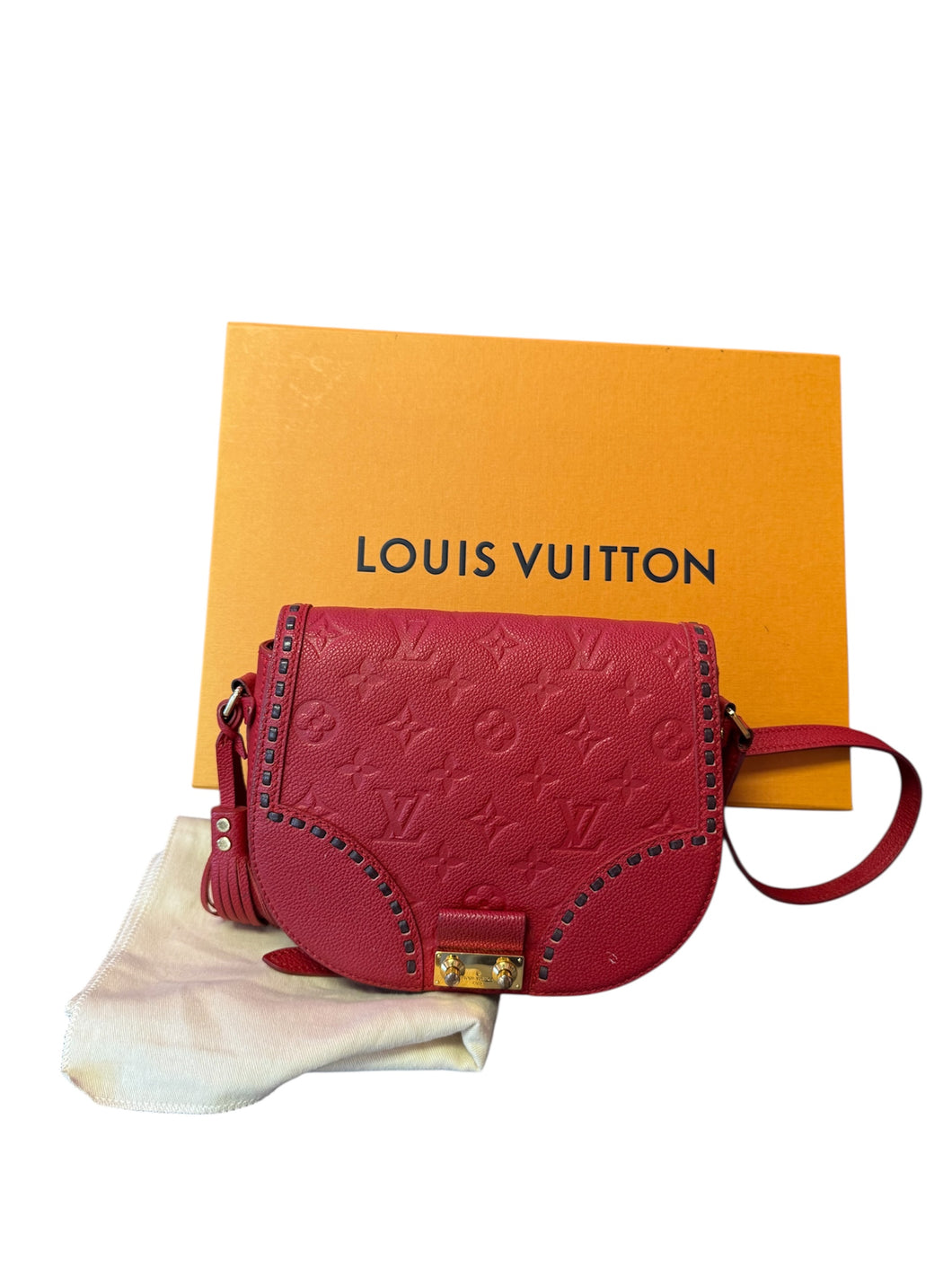Louis Vuitton Red Junot Bag