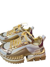 Load image into Gallery viewer, Dolce &amp; Gabbana Gold platform sneakers
