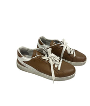 Load image into Gallery viewer, Prada brown leather sneakers ￼
