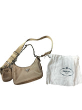 Load image into Gallery viewer, Prada Nylon Beige Bag
