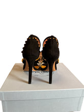 Load image into Gallery viewer, Prada Calzature Donna Black/Gold Heels
