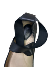 Load image into Gallery viewer, Chloé Strappy Square Toe Ballet Flats in Black Leather
