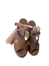 Load image into Gallery viewer, Jimmy Choo Ayla crisscross platform wedge sandals
