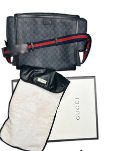 Gucci GG Supreme Monogram Diaper Bag