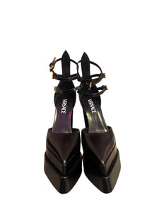 Versace Black Platform Heels