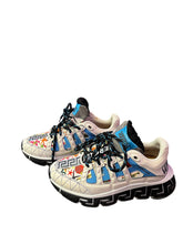 Load image into Gallery viewer, Versace Blue platform sneakers
