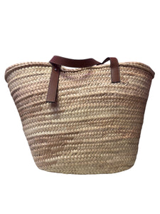 Loewe basket tote palm leaf