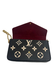 Load image into Gallery viewer, Louis Vuitton Black and Nude PO Felicie
