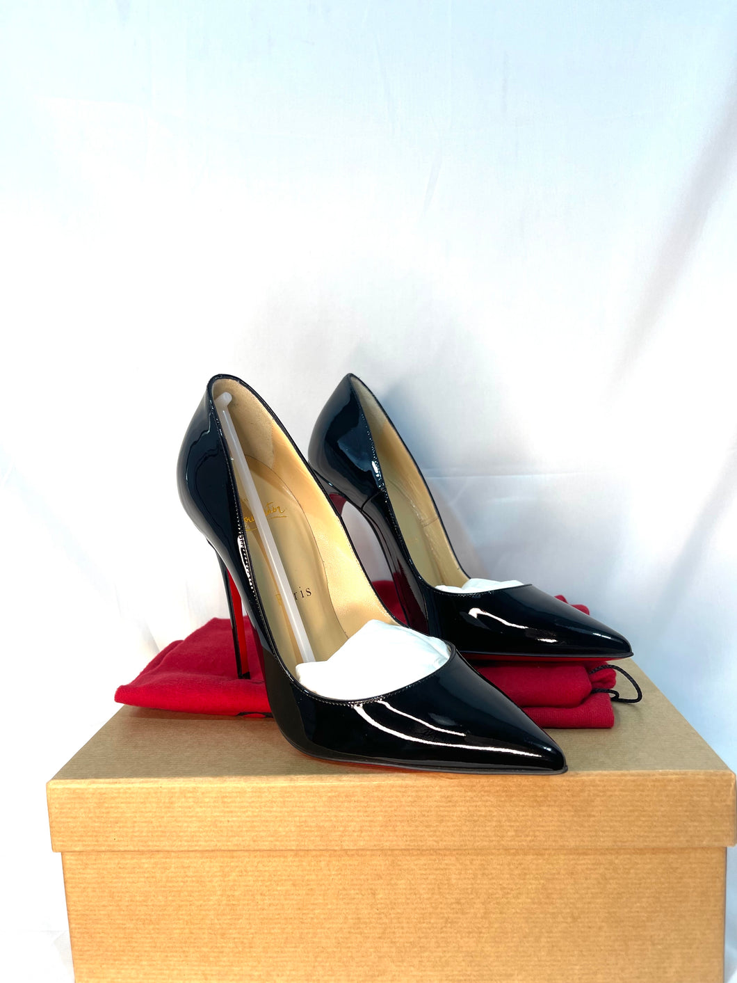 Christian Louboutin  Black So Kate Patent Pumps