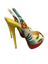 Load image into Gallery viewer, Christian Louboutins Floral Heels
