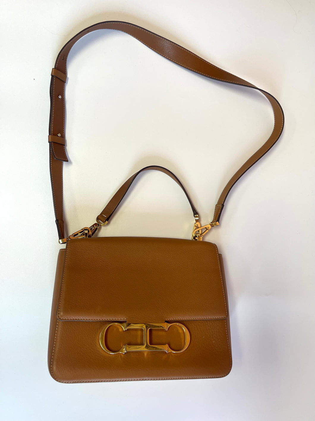 Carolina Herrera Brown Crossbody