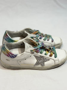 Golden Goose rainbow sneakers