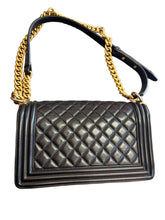 Load image into Gallery viewer, Chanel black boybag
