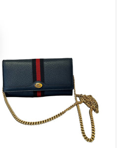 Gucci Ophidia Marmont Chain Wallet