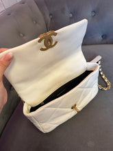 Load image into Gallery viewer, Chanel 19 Medium Flap Bag White
