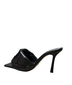 Bottega Veneta Black Lido Mules