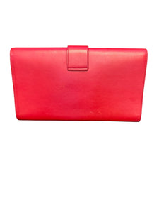 YSL Saint Laurent  red clutch