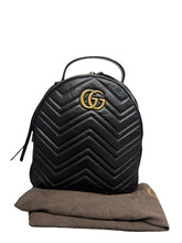 Load image into Gallery viewer, Gucci Marmont Black Backpack
