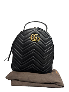 Gucci Marmont Black Backpack