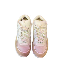 Load image into Gallery viewer, Chanel Suede Leather White &amp; Gold Sneakers
