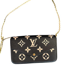 Load image into Gallery viewer, Louis Vuitton Felicie black &amp; white
