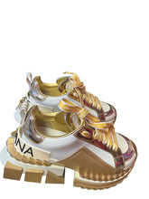 Load image into Gallery viewer, Dolce &amp; Gabbana Gold platform sneakers
