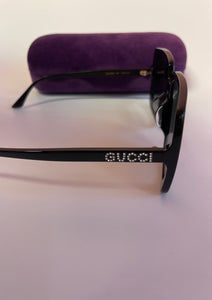 Gucci Black With Diamond Sunglasses