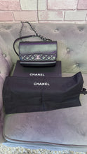 Load image into Gallery viewer, Chanel Black Matelasse Lambskin Chain Shoulder Bag Ladies
