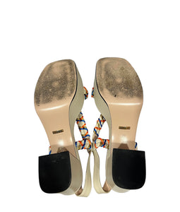 Gucci Beige Belinda Platform Sandals