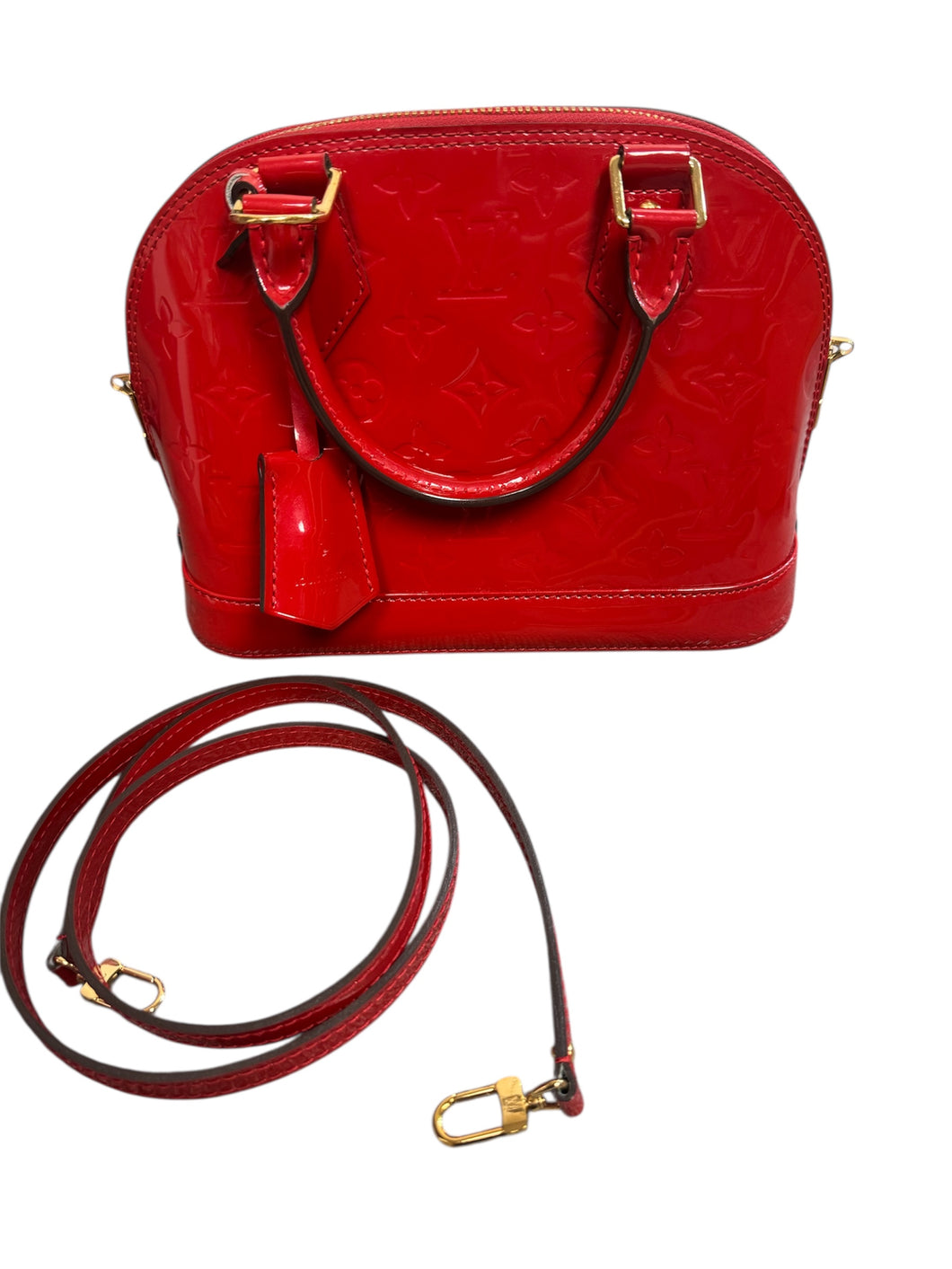 Louis Vuitton Alma Vernis Red