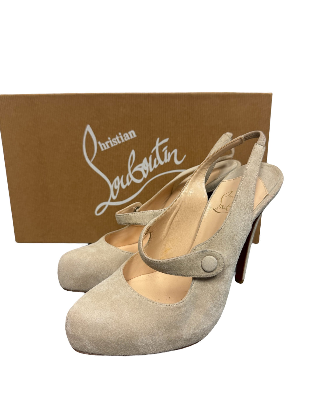 Christian Louboutin suede heels