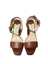 Load image into Gallery viewer, Jimmy Choo Croc Embossed Leather Heels
