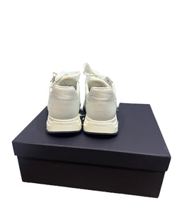 Prada Plain Logo White Sneakers