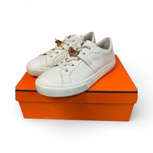 Load image into Gallery viewer, Hermes Kelly White Sneakers
