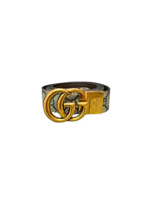 Gucci GG reversible belt monogram/brown
